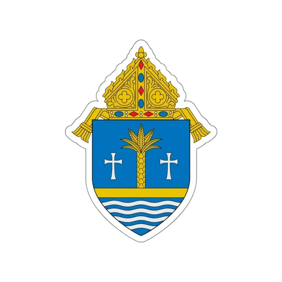 Archdiocese of Miami - STICKER Vinyl Die-Cut Decal - The Sticker Space