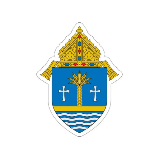 Archdiocese of Miami - STICKER Vinyl Die-Cut Decal White Die-Cut 2 Inch - The Sticker Space