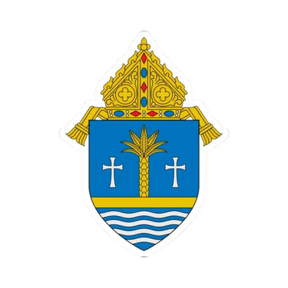Archdiocese of Miami - STICKER Vinyl Kiss-Cut Decal 2 Inch White - The Sticker Space