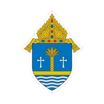 Archdiocese of Miami - STICKER Vinyl Kiss-Cut Decal 3 Inch White - The Sticker Space