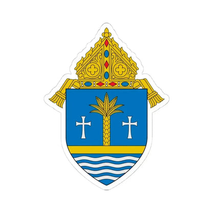 Archdiocese of Miami - STICKER Vinyl Kiss-Cut Decal 4 Inch White - The Sticker Space