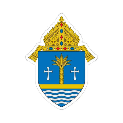 Archdiocese of Miami - STICKER Vinyl Kiss-Cut Decal 6 Inch White - The Sticker Space