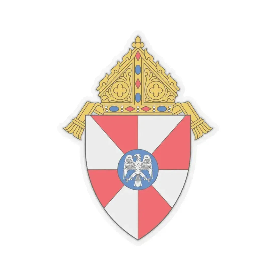 Archdiocese of Milwaukee - STICKER Vinyl Kiss-Cut Decal 4 Inch Transparent - The Sticker Space