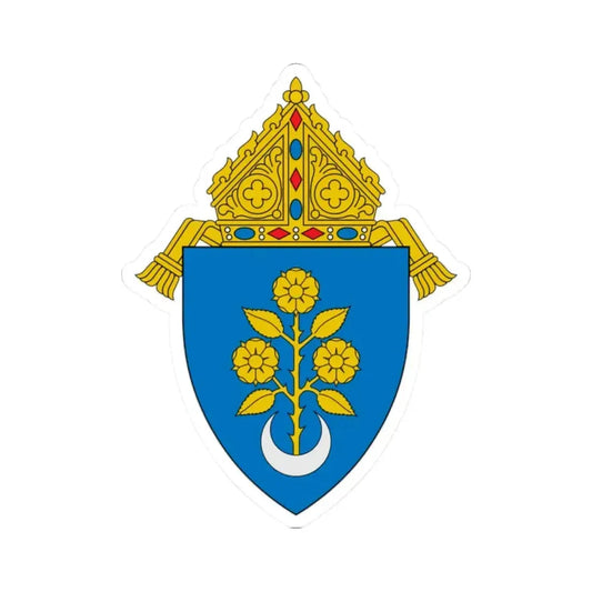 Archdiocese of Mobile - STICKER Vinyl Kiss-Cut Decal 2 Inch White - The Sticker Space