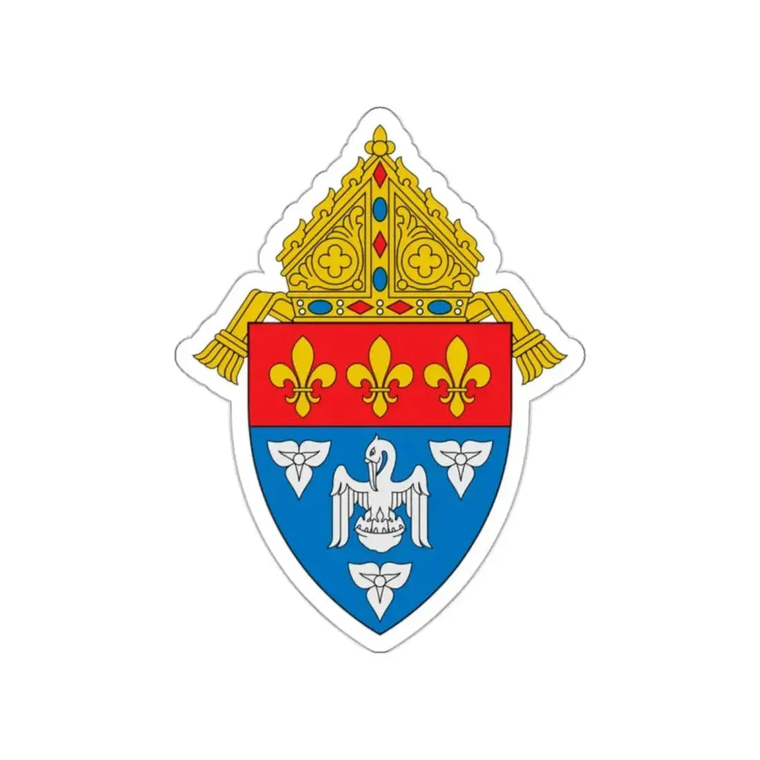 Archdiocese of New Orleans - STICKER Vinyl Die-Cut Decal - The Sticker Space
