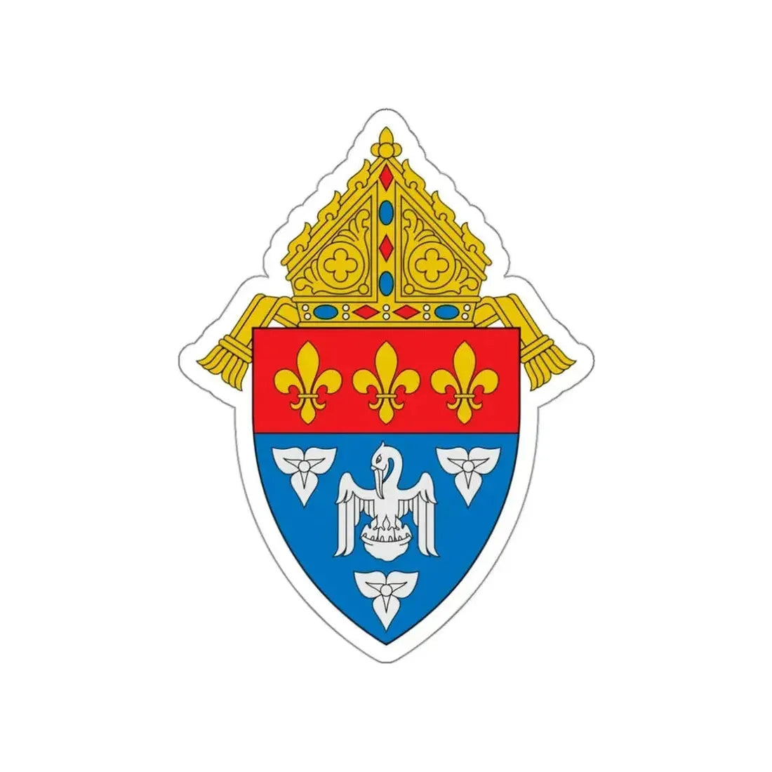 Archdiocese of New Orleans - STICKER Vinyl Die-Cut Decal - The Sticker Space