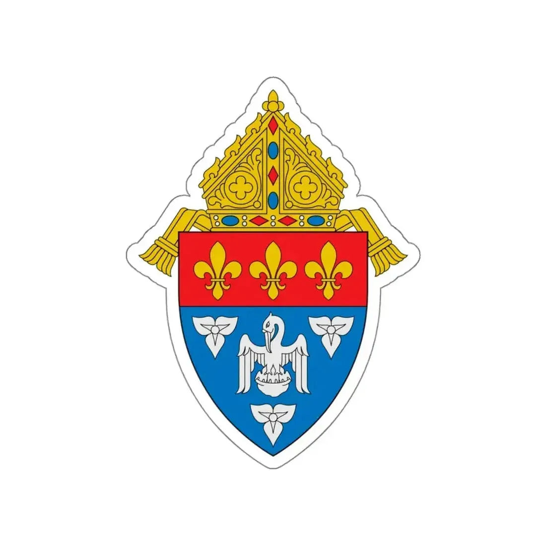 Archdiocese of New Orleans - STICKER Vinyl Die-Cut Decal - The Sticker Space