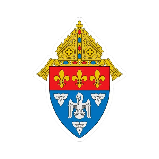Archdiocese of New Orleans - STICKER Vinyl Kiss-Cut Decal 2 Inch White - The Sticker Space