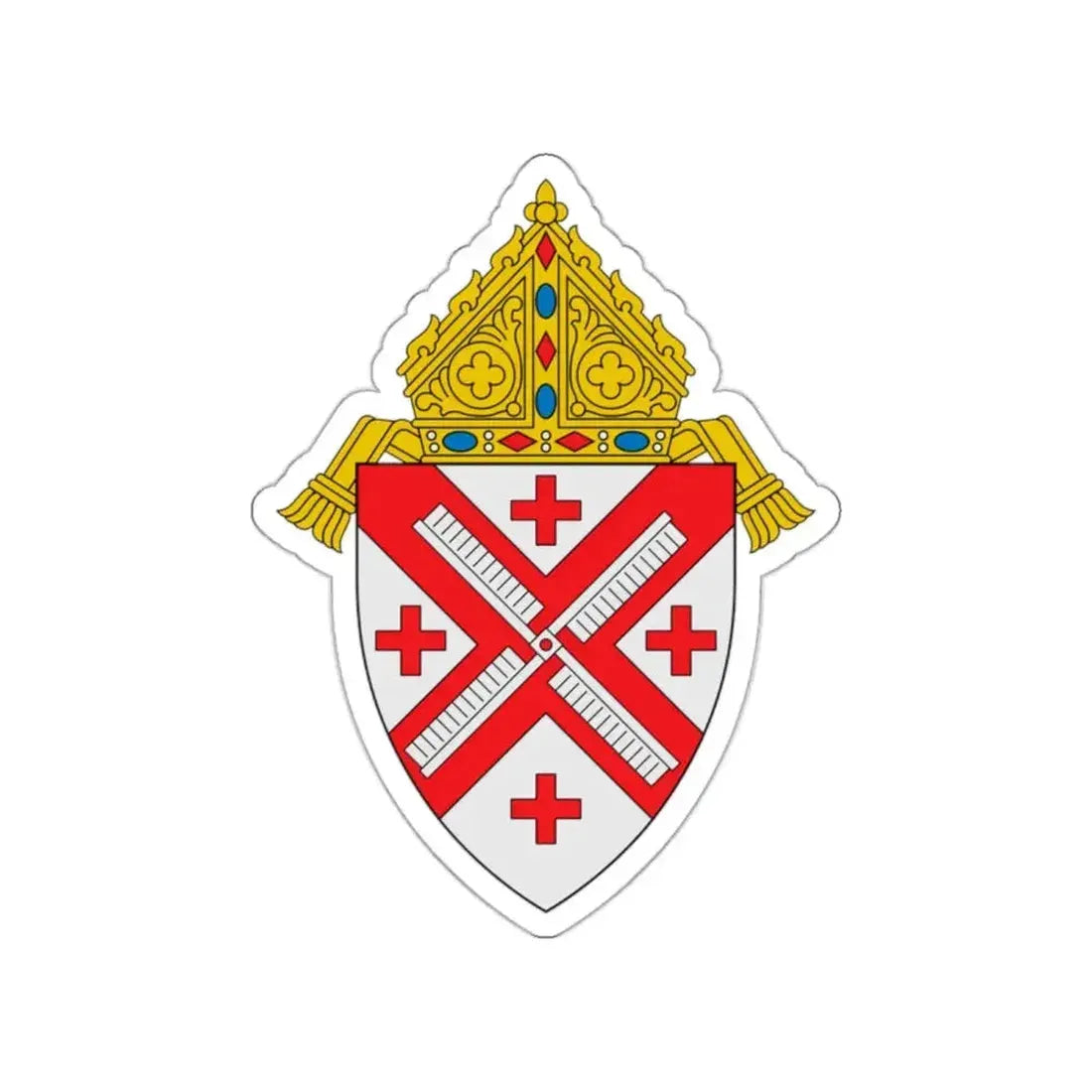Archdiocese of New York - STICKER Vinyl Die-Cut Decal - The Sticker Space