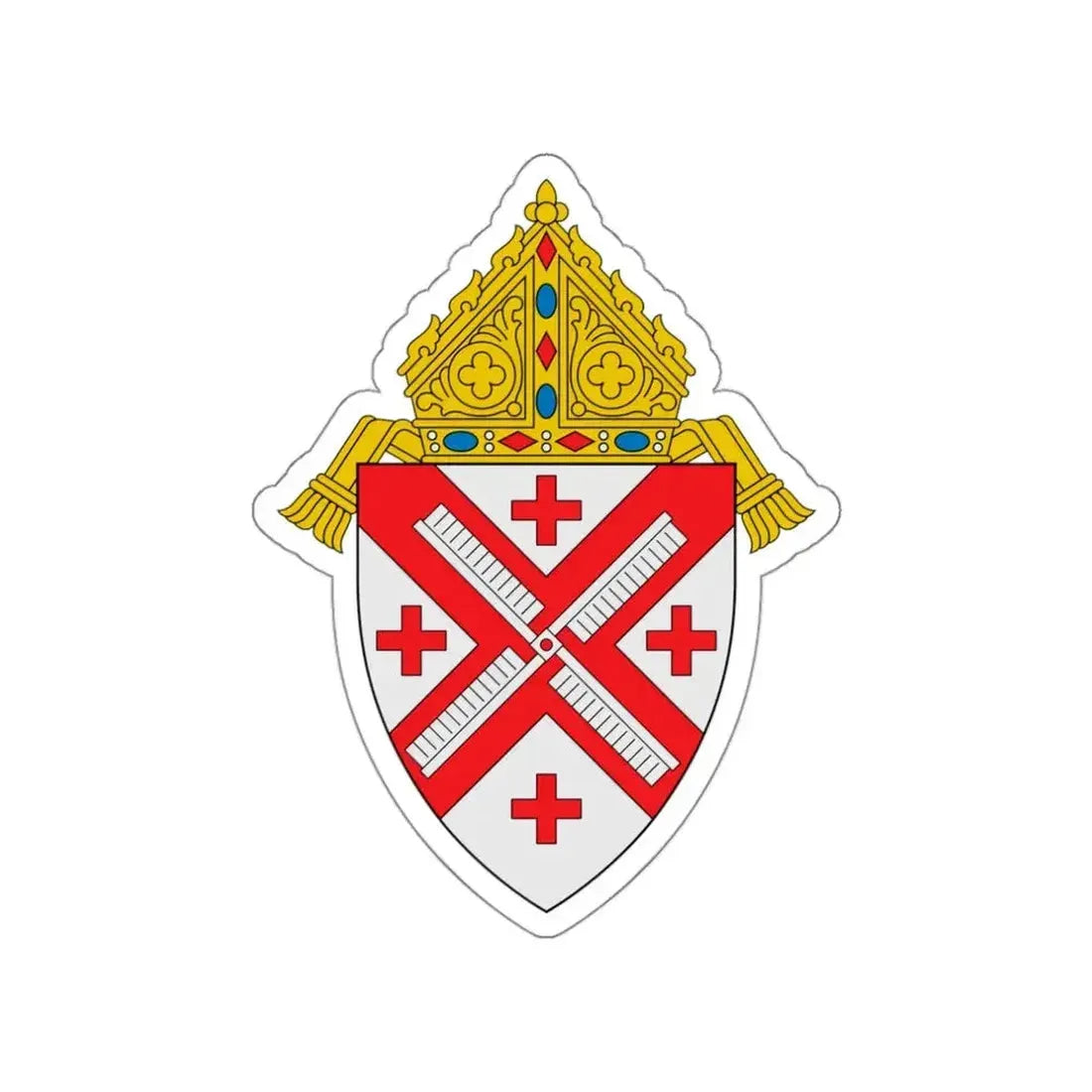 Archdiocese of New York - STICKER Vinyl Die-Cut Decal - The Sticker Space
