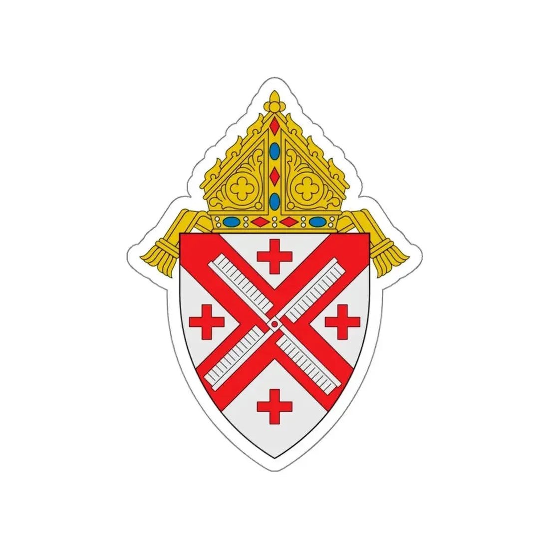 Archdiocese of New York - STICKER Vinyl Die-Cut Decal - The Sticker Space