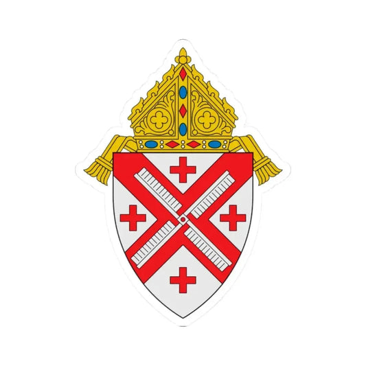 Archdiocese of New York - STICKER Vinyl Kiss-Cut Decal 2 Inch White - The Sticker Space