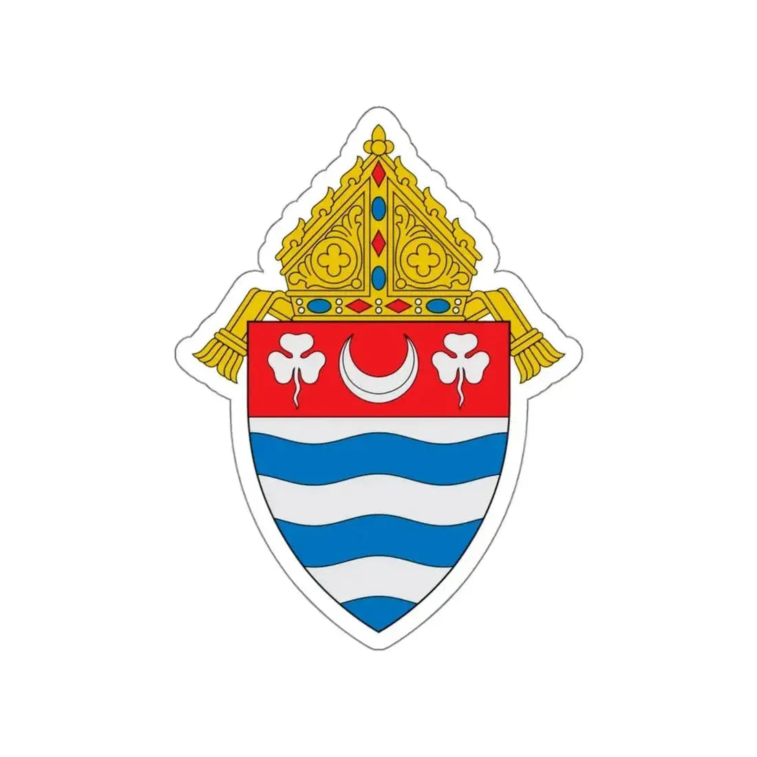Archdiocese of Newark - STICKER Vinyl Die-Cut Decal - The Sticker Space