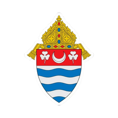 Archdiocese of Newark - STICKER Vinyl Kiss-Cut Decal 2 Inch White - The Sticker Space