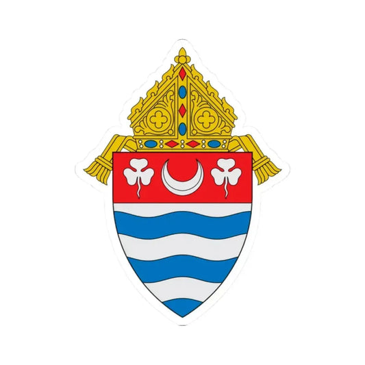 Archdiocese of Newark - STICKER Vinyl Kiss-Cut Decal 2 Inch White - The Sticker Space