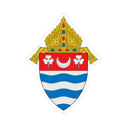 Archdiocese of Newark - STICKER Vinyl Kiss-Cut Decal 3 Inch White - The Sticker Space