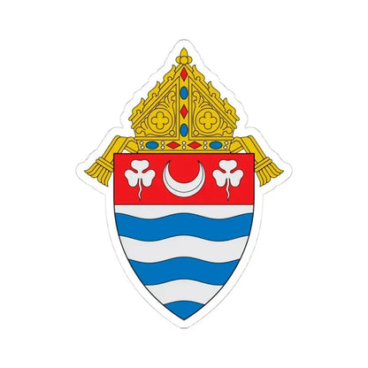 Archdiocese of Newark - STICKER Vinyl Kiss-Cut Decal 4 Inch White - The Sticker Space