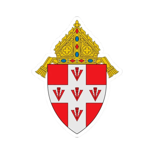 Archdiocese of Oklahoma City - STICKER Vinyl Kiss-Cut Decal 2 Inch White - The Sticker Space