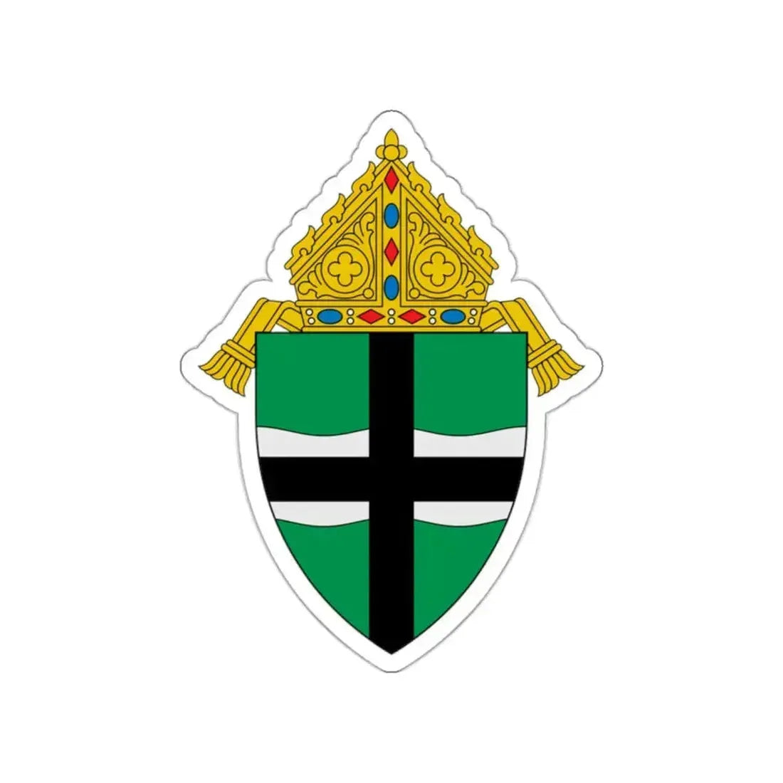 Archdiocese of Omaha - STICKER Vinyl Die-Cut Decal White Die-Cut 2 Inch - The Sticker Space