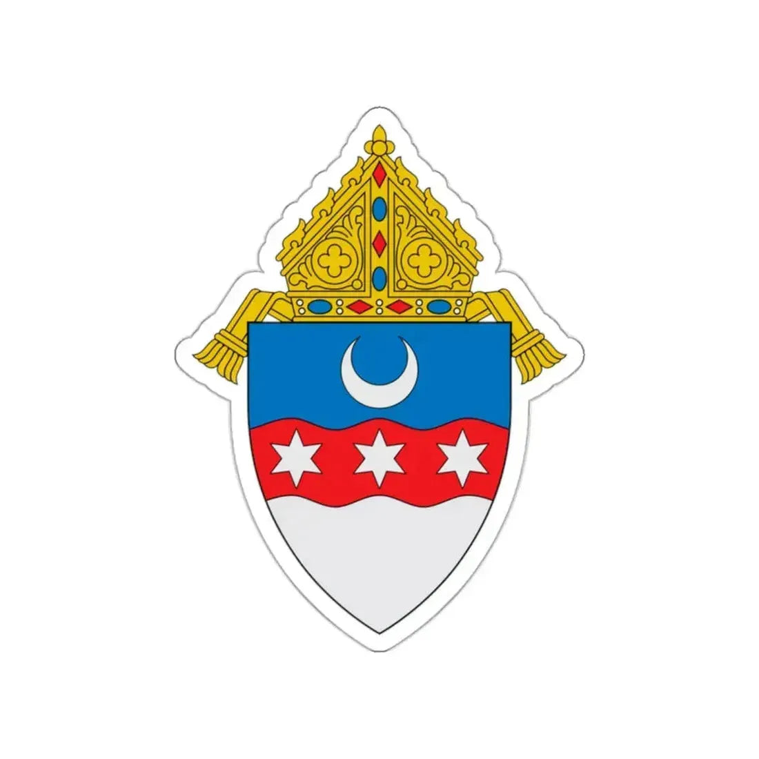 Archdiocese of Portland in Oregon - STICKER Vinyl Die-Cut Decal White Die-Cut 2 Inch - The Sticker Space