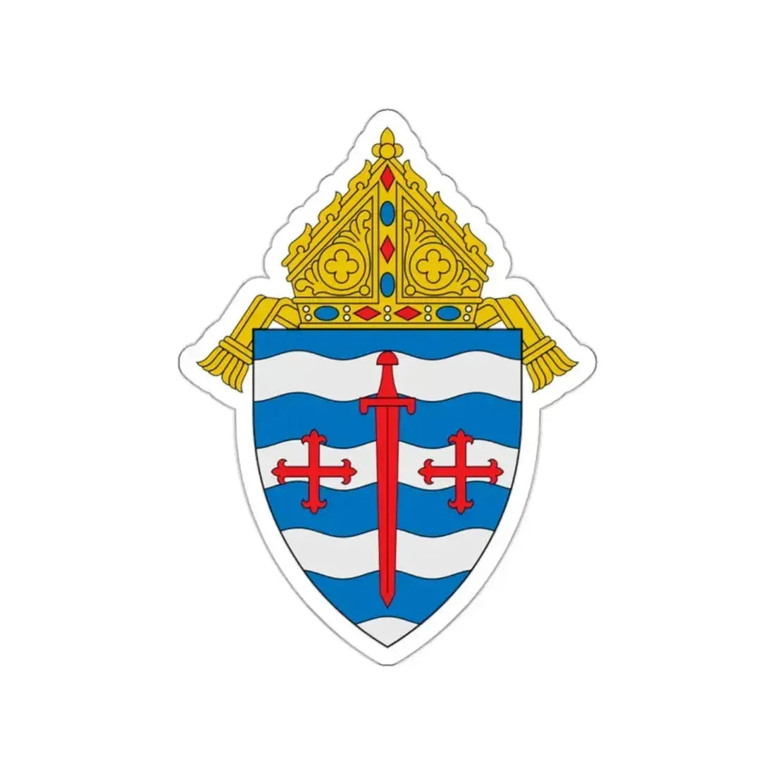 Archdiocese of Saint Paul and Minneapolis - STICKER Vinyl Die-Cut Decal White Die-Cut 2 Inch - The Sticker Space