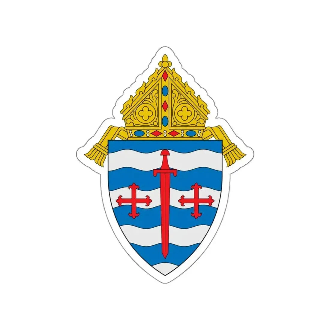 Archdiocese of Saint Paul and Minneapolis - STICKER Vinyl Die-Cut Decal White Die-Cut 3 Inch - The Sticker Space