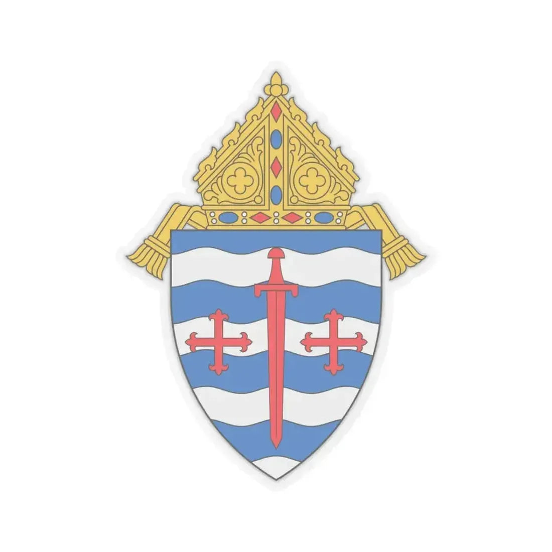 Archdiocese of Saint Paul and Minneapolis - STICKER Vinyl Kiss-Cut Decal 3 Inch Transparent - The Sticker Space