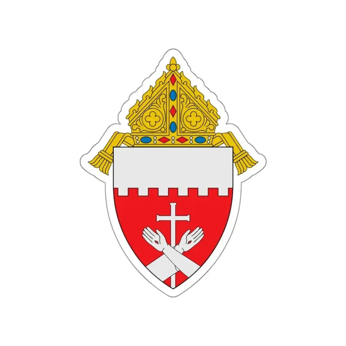 Archdiocese of San Francisco - STICKER Vinyl Die-Cut Decal White Die-Cut 3 Inch - The Sticker Space