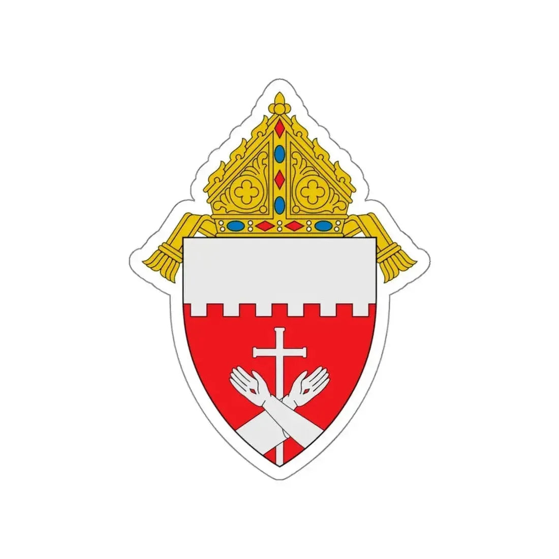 Archdiocese of San Francisco - STICKER Vinyl Die-Cut Decal White Die-Cut 5 Inch - The Sticker Space