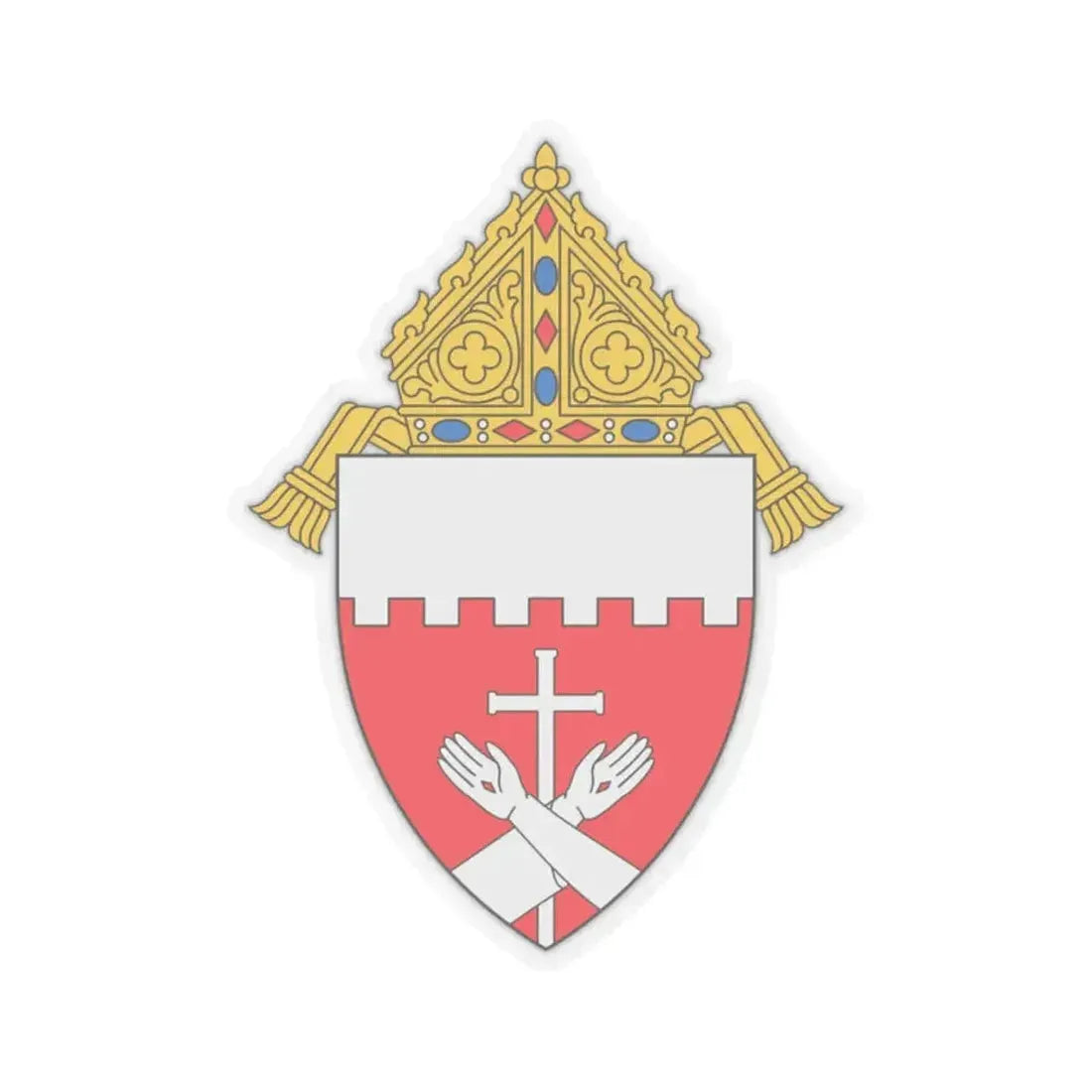 Archdiocese of San Francisco - STICKER Vinyl Kiss-Cut Decal 2 Inch Transparent - The Sticker Space