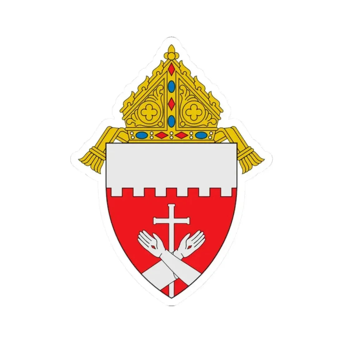 Archdiocese of San Francisco - STICKER Vinyl Kiss-Cut Decal 2 Inch White - The Sticker Space