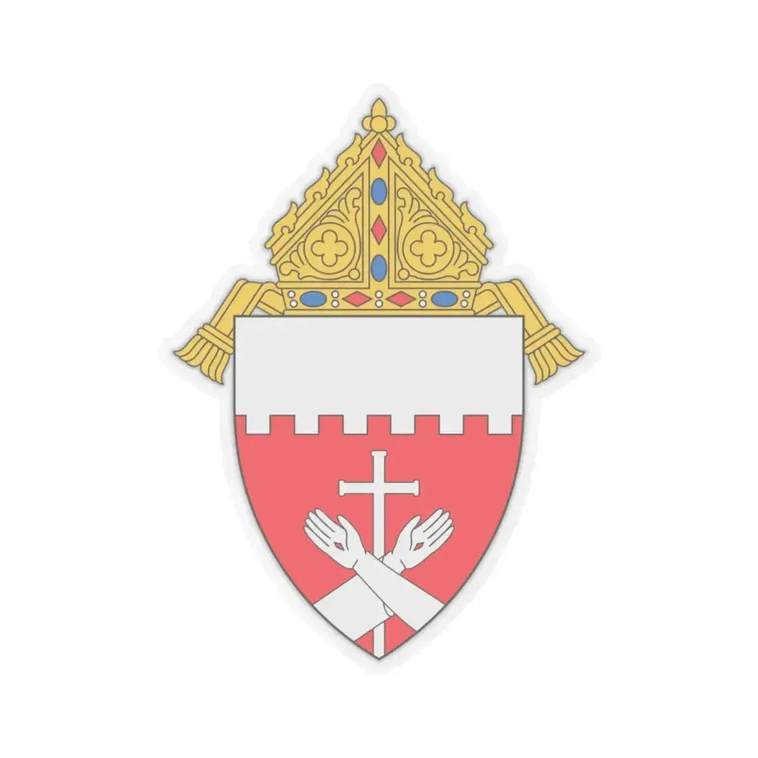 Archdiocese of San Francisco - STICKER Vinyl Kiss-Cut Decal 4 Inch Transparent - The Sticker Space