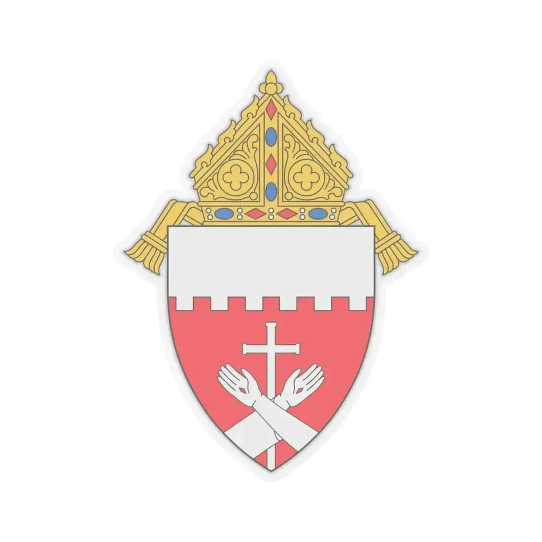 Archdiocese of San Francisco - STICKER Vinyl Kiss-Cut Decal 6 Inch Transparent - The Sticker Space