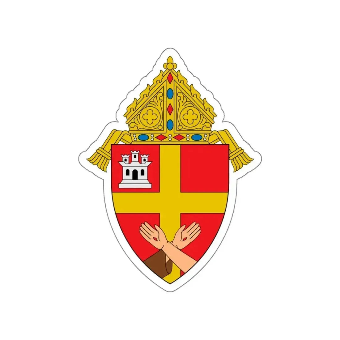 Archdiocese of Santa Fe - STICKER Vinyl Die-Cut Decal White Die-Cut 5 Inch - The Sticker Space