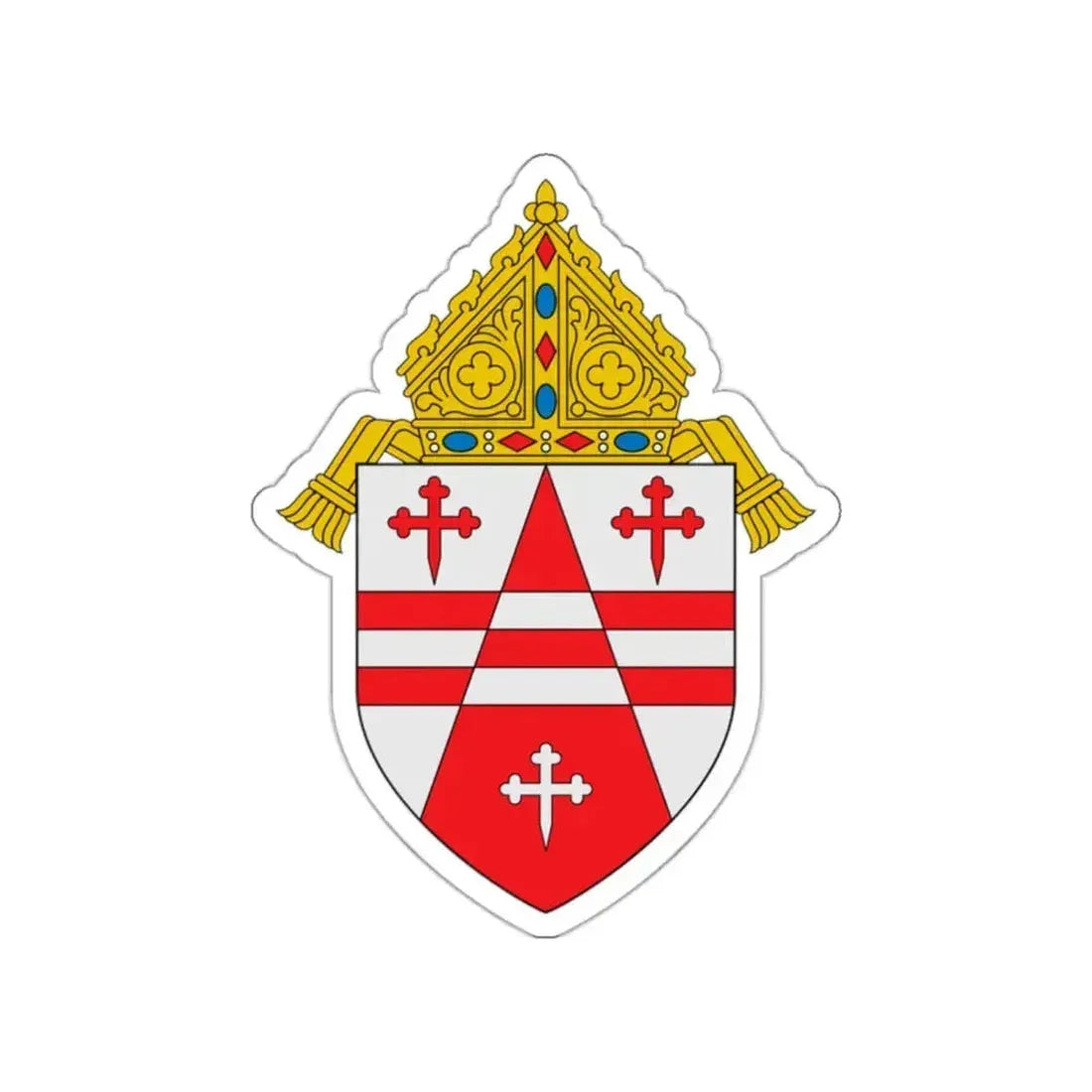 Archdiocese of Seattle - STICKER Vinyl Die-Cut Decal White Die-Cut 2 Inch - The Sticker Space