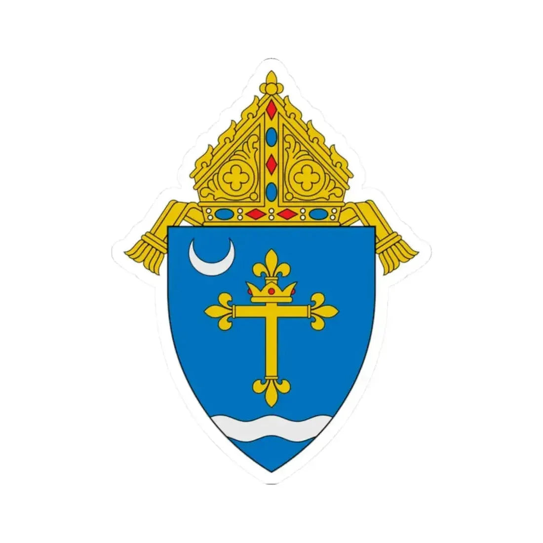 Archdiocese of St. Louis - STICKER Vinyl Kiss-Cut Decal 2 Inch White - The Sticker Space