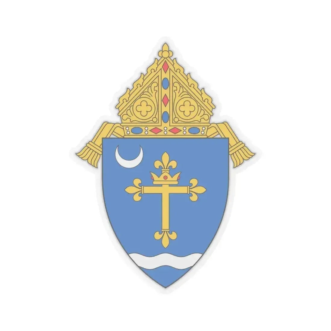 Archdiocese of St. Louis - STICKER Vinyl Kiss-Cut Decal 4 Inch Transparent - The Sticker Space