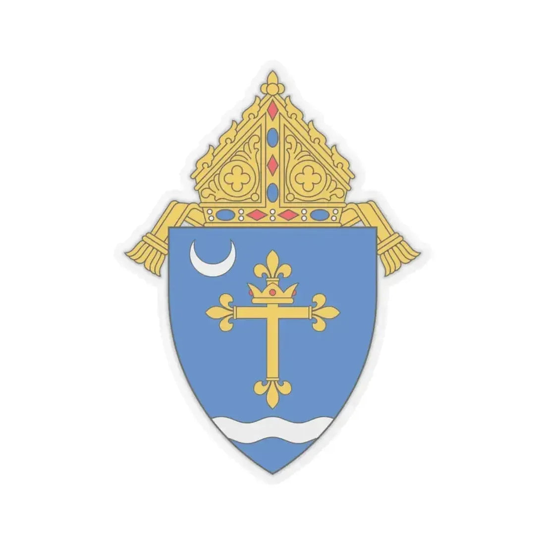 Archdiocese of St. Louis - STICKER Vinyl Kiss-Cut Decal 6 Inch Transparent - The Sticker Space