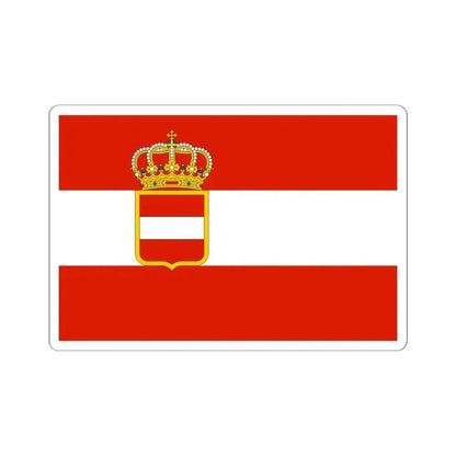 Archduchy of Austria flag (Austria) STICKER Vinyl Kiss-Cut Decal 6 Inch White - The Sticker Space