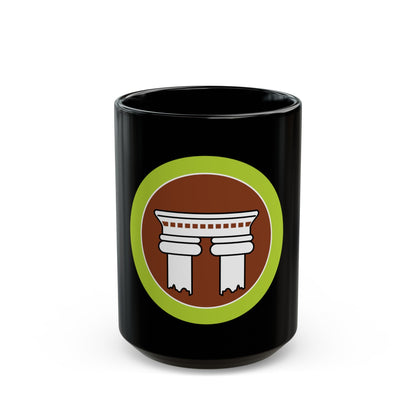 Architecture (Boy Scout Merit Badge) Black Coffee Mug-15oz-The Sticker Space