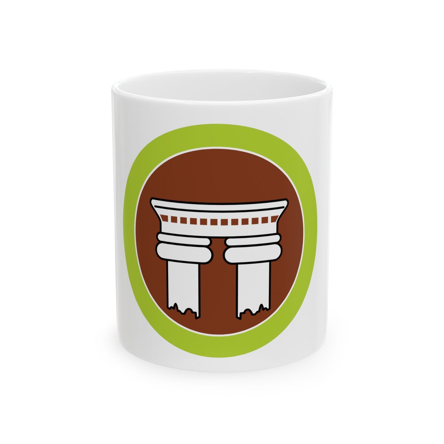 Architecture (Boy Scout Merit Badge) White Coffee Mug-11oz-The Sticker Space