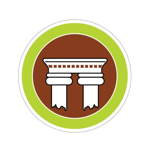 Architecture (Boy Scouts Merit Badge) STICKER Vinyl Die-Cut Decal 6 Inch - The Sticker Space