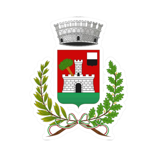 Arcidosso-Stemma (Italy) (Coat of Arms) STICKER Vinyl Kiss-Cut Decal 2 Inch White - The Sticker Space