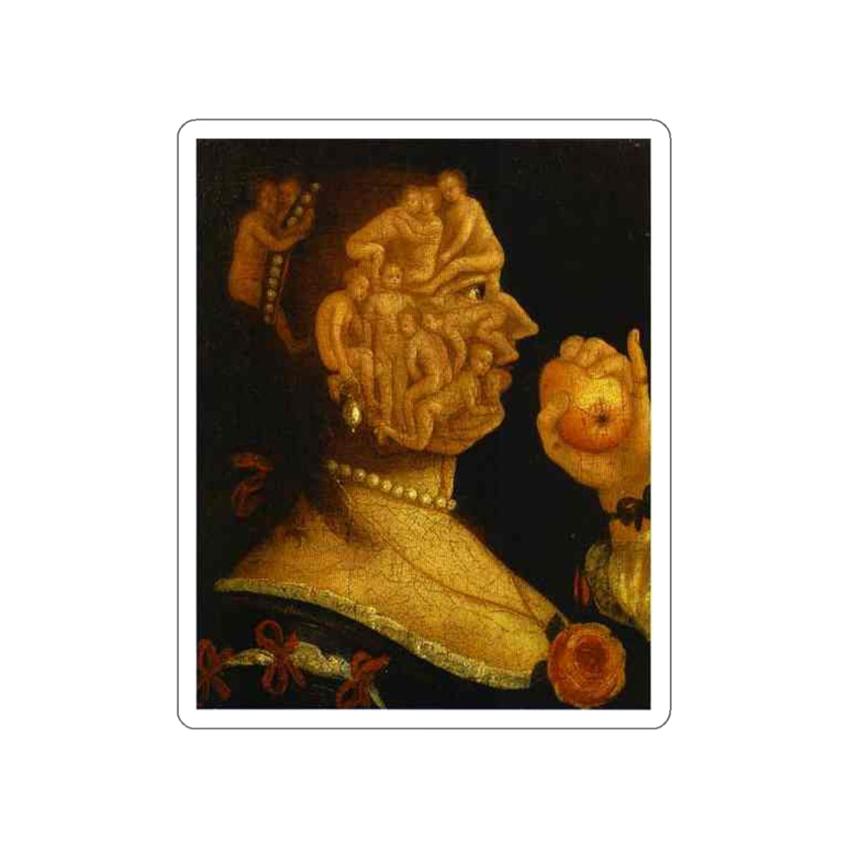 ARCIMBOLDO, Giuseppe - 15 (Artwork) STICKER Vinyl Die-Cut Decal-White-The Sticker Space