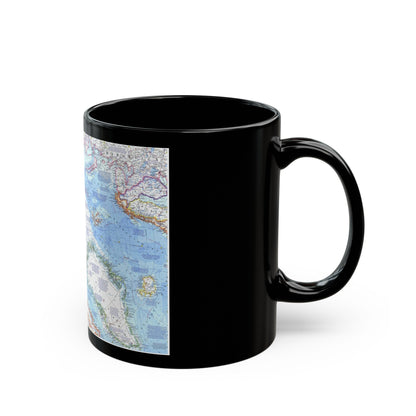 Arctic Ocean (1971) (Map) Black Coffee Mug-The Sticker Space