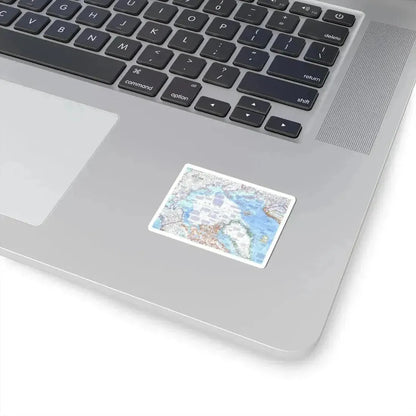 Arctic Ocean (1971) (Map) STICKER Vinyl Kiss-Cut Decal - The Sticker Space