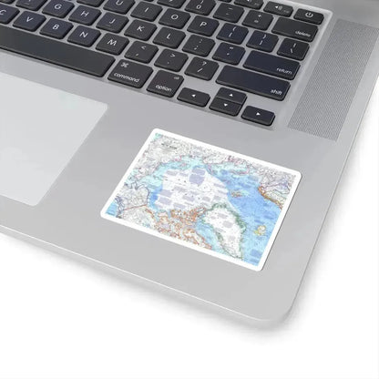 Arctic Ocean (1971) (Map) STICKER Vinyl Kiss-Cut Decal - The Sticker Space