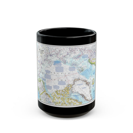 Arctic Ocean (1983) (Map) Black Coffee Mug-15oz-The Sticker Space