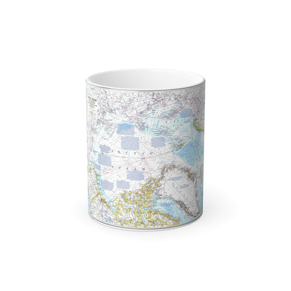 Arctic Ocean (1983) (Map) Color Changing Mug 11oz-11oz-The Sticker Space