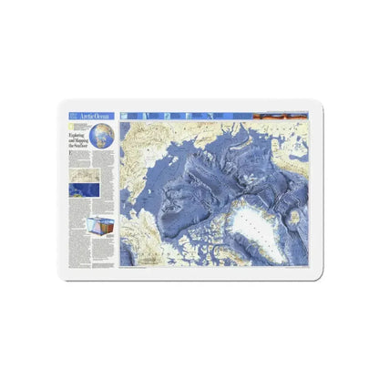 Arctic Ocean (1990) (Map) Refrigerator Magnet 3 Inch Die-Cut - The Sticker Space